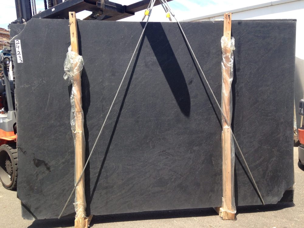 BLACK ROCK HONED GRANITE SLAB