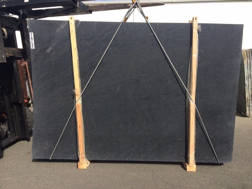 BLACK ROCK LEATHER 2CM GRANITE SLAB