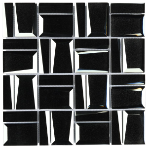TS10060107 GREY MIRRORED GLASS MOSAIC